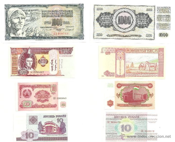Billetes extranjeros: LOTE DE 4 BILLETES EXTRANJEROS (SC) - Foto 1