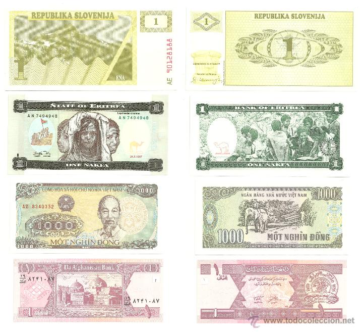 Billetes extranjeros: LOTE DE 4 BILLETES EXTRANJEROS (SC) - Foto 1