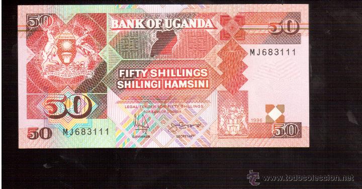 Billetes extranjeros: BILLETE DE AFRICA UGANDA - Foto 1