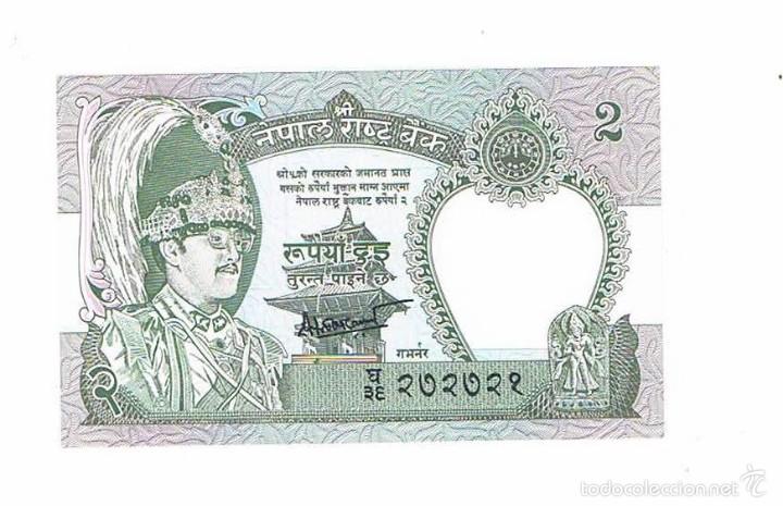 Billetes extranjeros: BILLETE NUEVO NEPAL 2 RUPEES ** - Foto 1