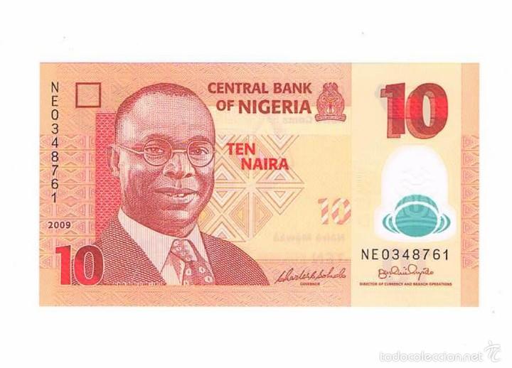 BILLETE NUEVO NIGERIA 10 NAIRA (Numismática - Notafilia - Billetes Internacionales)