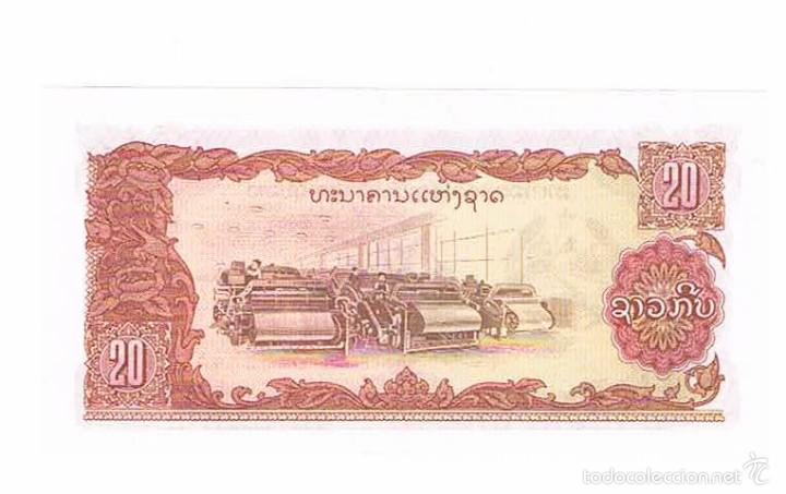 Billetes extranjeros: BILLETE NUEVO LAOS 20 ** - Foto 2