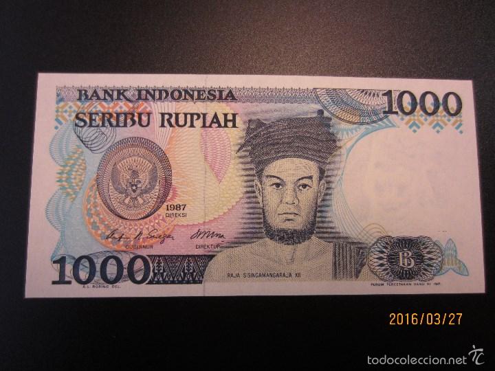 1000 Rupiah Indonesia 1987 Banknote UNC