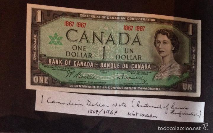 Billetes extranjeros: BILLETE CANADA 1 DOLAR 1967 - SC - Foto 1