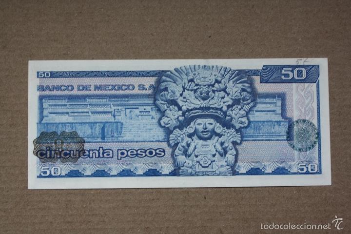 Billetes extranjeros: MEXICO, 50 PESOS 1973 sc. - Foto 2