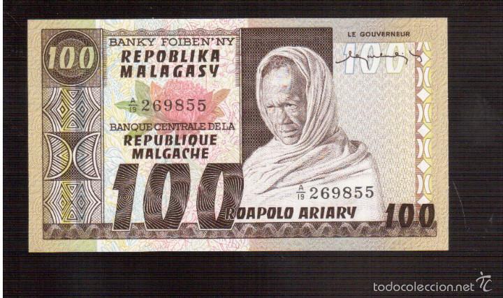 Billetes extranjeros: BILLETES DE AFRICA MADAGASCAR PLANCHA - Foto 1