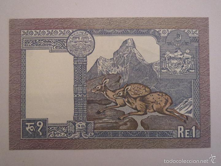 Billetes extranjeros: BILLETE DE NEPAL 1 RUPIA - Foto 2