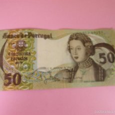 Billetes extranjeros: BILLETE-PORTUGAL-50 ESCUDOS OURO-1 FEBRERO 1980-BUEN ESTADO-COLECCIONISTAS.. Lote 42257855