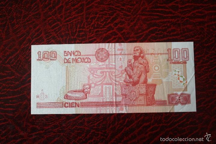 Billetes extranjeros: MEXICO, 100 PESOS 26-MARZO-2002 - Foto 2