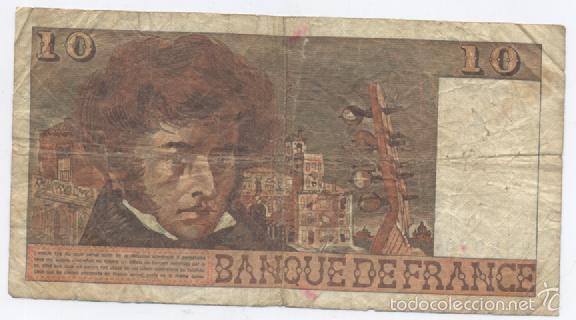 Billetes extranjeros: FRANCIA- 10 FRANCOS-1977 - Foto 2