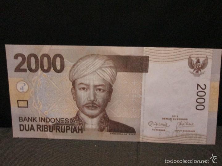 Billetes extranjeros: 2000 rupiah 2011 indonesia sc - Foto 1
