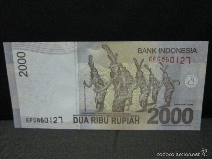 Billetes extranjeros: 2000 rupiah 2011 indonesia sc - Foto 2