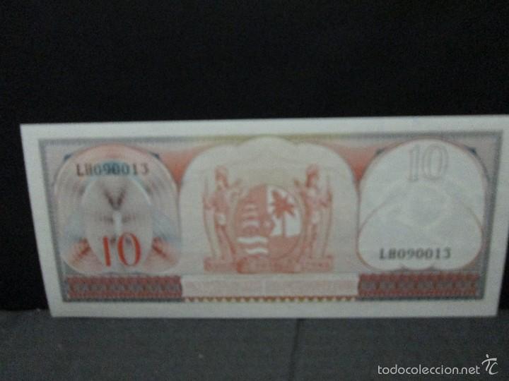 Billetes extranjeros: 10 gulden 1963 indonesia sc - Foto 2