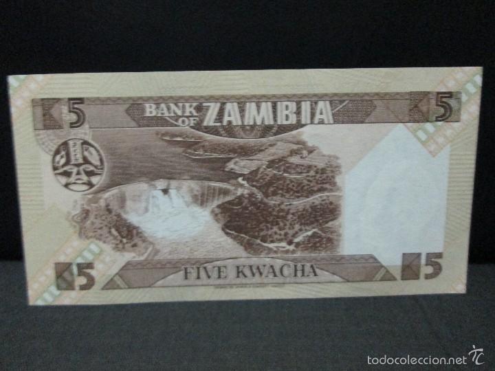Billetes extranjeros: 5 kwacha zambia sincircular - Foto 2