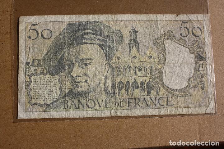 Billetes extranjeros: FRANCIA, 50 FRANCOS 1990 BC - Foto 2