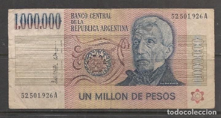 Billete Un Millon De Pesos Argentinos
