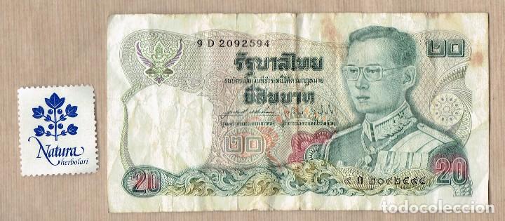 Billetes extranjeros: 20 Baht / Tailandia / BC - Foto 1