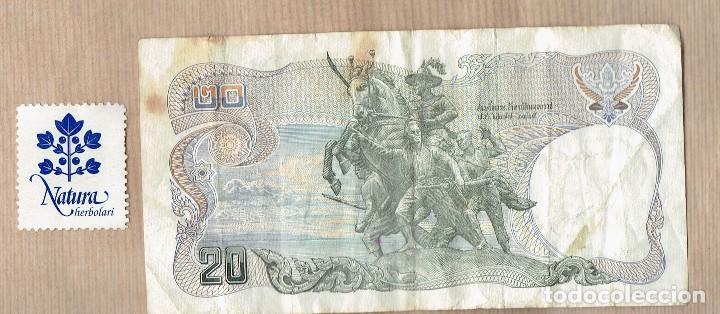 Billetes extranjeros: 20 Baht / Tailandia / BC - Foto 2