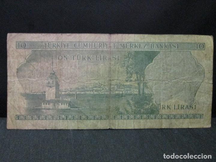 Billetes extranjeros: 10 liras 1930 turkia - Foto 2