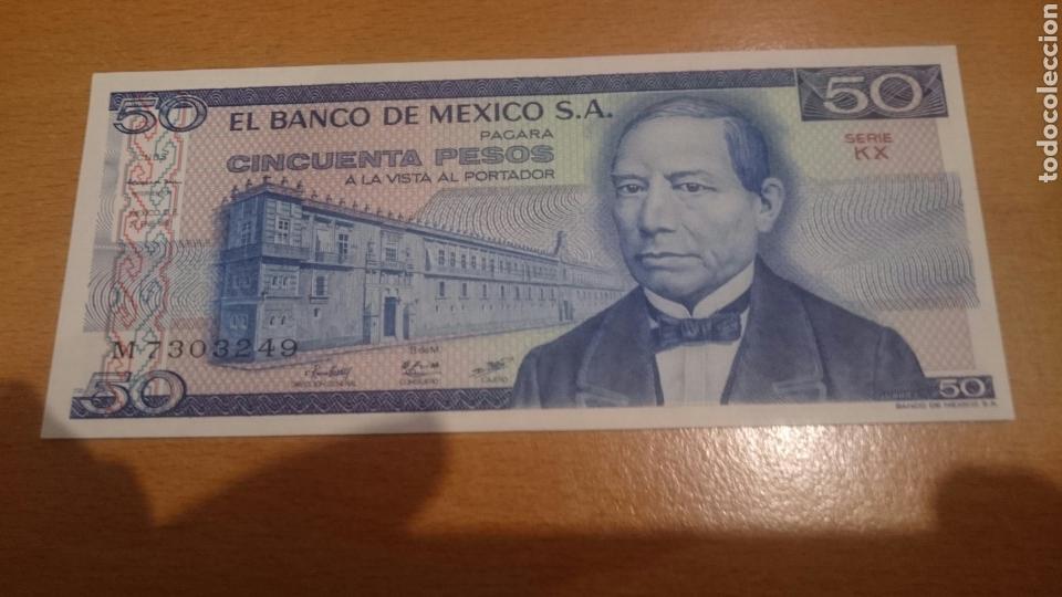 Billetes extranjeros: Billete de M&eacute;xico de 50 pesos 1981 ebc - Foto 1