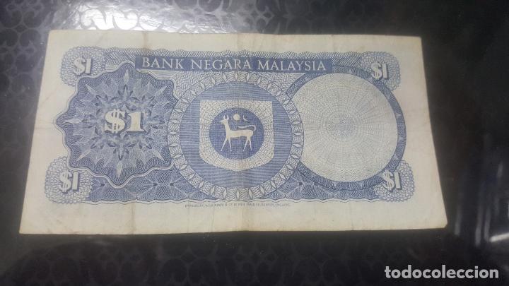 Billetes extranjeros: BILLETE MALASIA 1 RINGGIT 1976/81  L/89  098445 - Foto 2