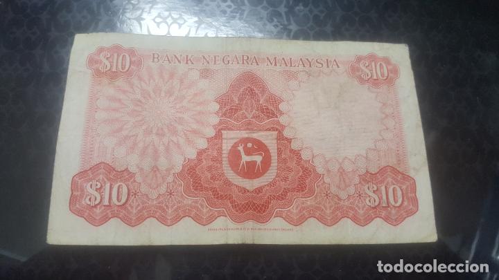 Billetes extranjeros: BILLETE MALASIA 10 RINGGIT 1976/81 E/93  725924 - Foto 2