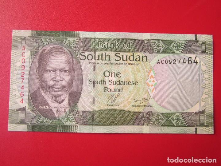 Billetes extranjeros: Sudan del Sur. billete de 1 libra - Foto 1