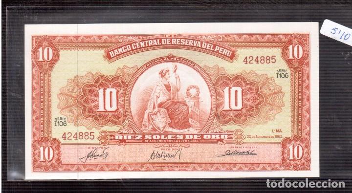 Billetes extranjeros: BILLETES DE AMERICA PERU PLANCHA - Foto 1
