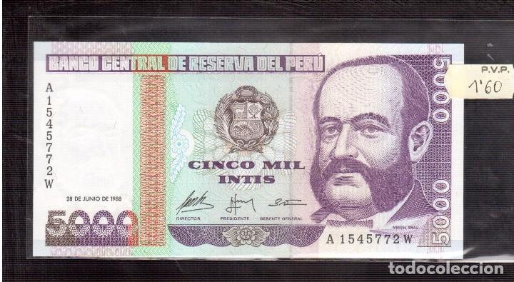 Billetes extranjeros: BILLETES DE AMERICA PERU PLANCHA - Foto 1