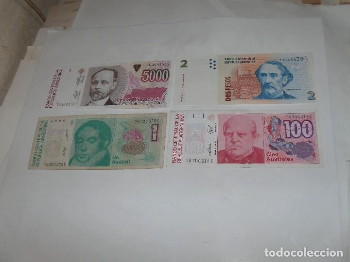 Billetes extranjeros: ARGENTINA - 4 BILLETES DISTINTOS - - Foto 1
