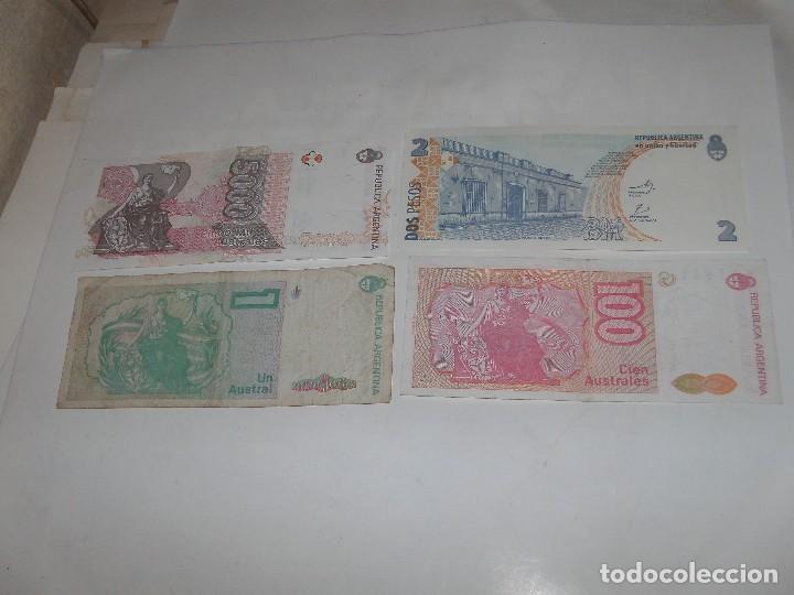 Billetes extranjeros: ARGENTINA - 4 BILLETES DISTINTOS - - Foto 2