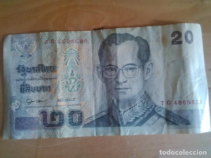 Billetes extranjeros: TAILANDIA - BILLETE 20 BATH - CIRCULADO - Foto 1