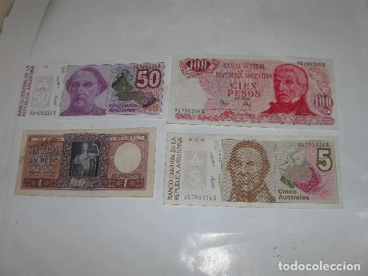 Billetes extranjeros: ARGENTINA - 4 BILLETES DISTINTOS - Foto 1