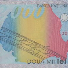 Notas Internacionais: BILLETES - ROMANIA-RUMANIA - 2000 LEI 1999 - SERIE 005E-0888543 - PICK-111B (SC). Lote 374232549
