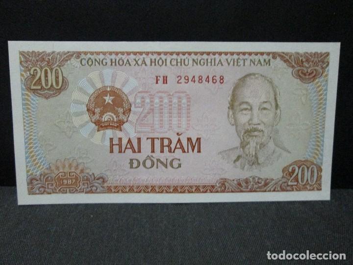Billetes extranjeros: 200 dong vietnam sc - Foto 1