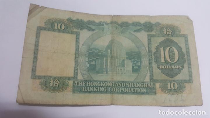 Billetes extranjeros: TEN DOLAR HONG KONG 31 DE MARZO DE 1978 - Foto 2