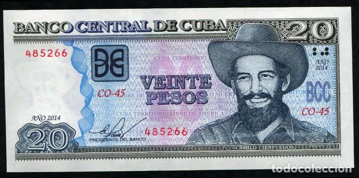 Billetes extranjeros: CUBA: 20 Pesos 2014 S/C - Foto 1