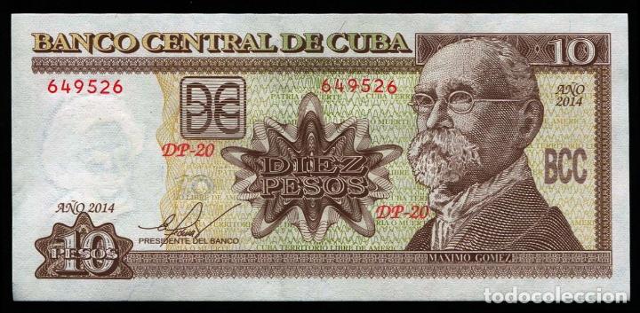 Billetes extranjeros: CUBA: 10 Pesos 2014 S/C - Foto 1