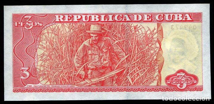 Billetes extranjeros: CUBA: 3 Pesos CHE 2006 S/C - Foto 2