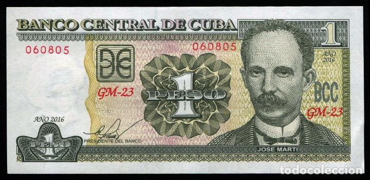 Billetes extranjeros: CUBA: 1 Peso 2016 S/C - Foto 1