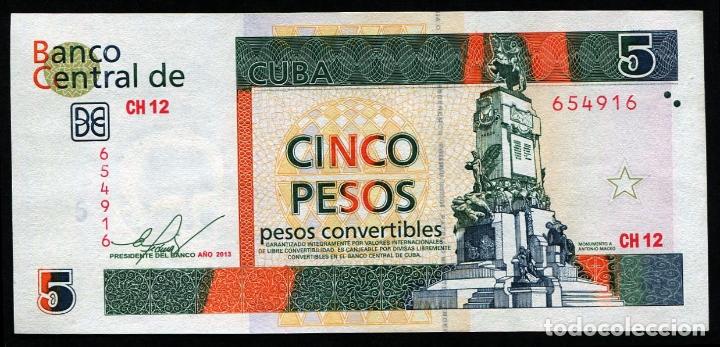 Billetes extranjeros: CUBA: 5 Pesos 2013 S/C - Foto 1