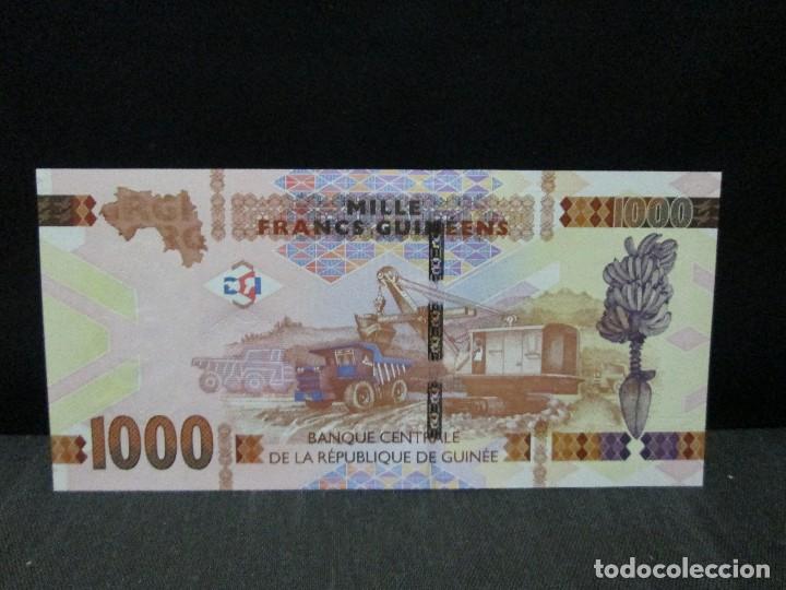 Billetes extranjeros: 1000 francs guinea 2015 sin circular - Foto 2
