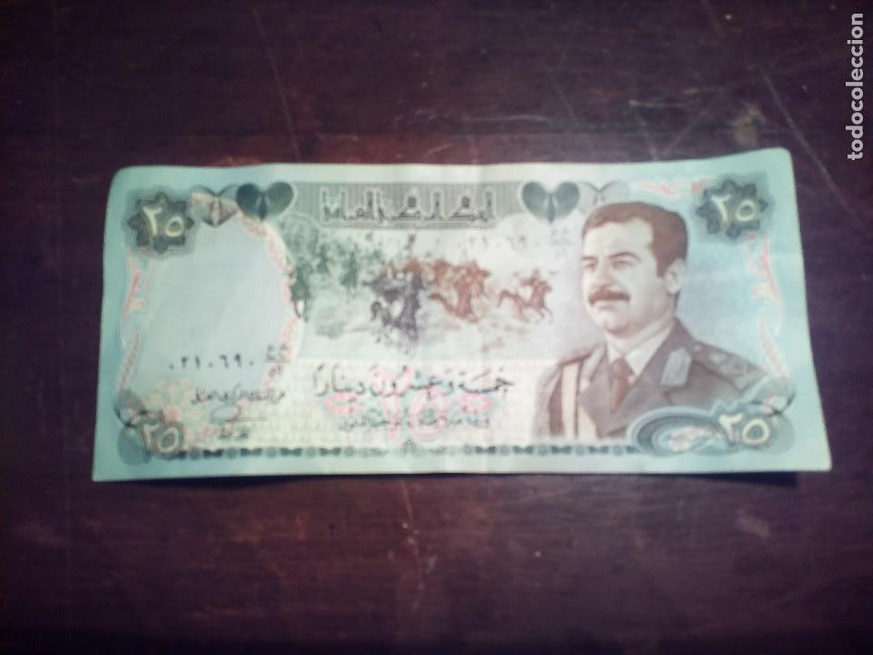 Billetes extranjeros: BILLETE 25 DINARES - IRAK . - Foto 1