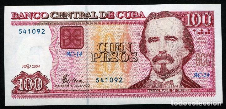 Billetes extranjeros: CUBA 100 Pesos 2004 - Sin Circular - Foto 1