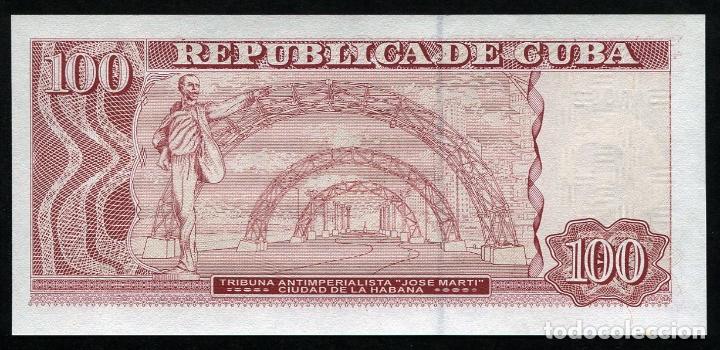 Billetes extranjeros: CUBA 100 Pesos 2004 - Sin Circular - Foto 2
