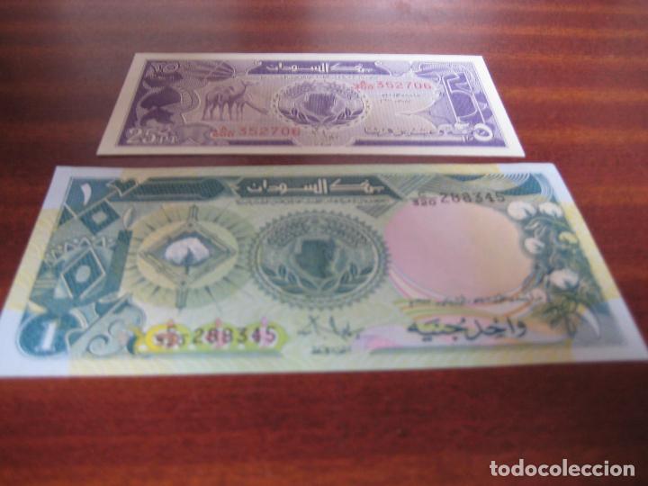 Billetes extranjeros: 2 billetes de Sudan, sin circular. Ver observaci&oacute;n - Foto 1