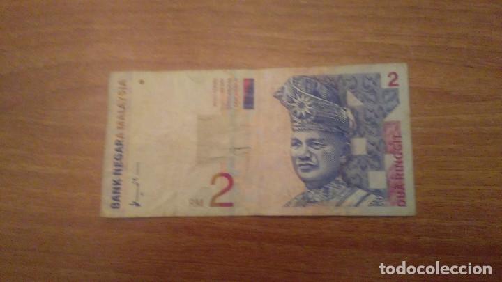 Internationale Banknoten: BILLETE BANK NEGARA MALAYSIA RM 2 DUA RINGGIT