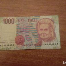 Billete 1000 Lire Mille Banca D Italia Buy Old International Banknotes And Bills At Todocoleccion 75778311 Billete 1000 Lire Mille Banca D Italia Buy Old International Banknotes And Bills At Todocoleccion 75778311