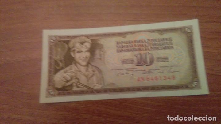 Internationale Banknoten: BILLETE 10 ANHAPA DINARJEV DINARA ANHAPN