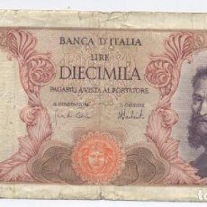 Billetes extranjeros: ITALIA-10000 LIRAS . Lote 76926613